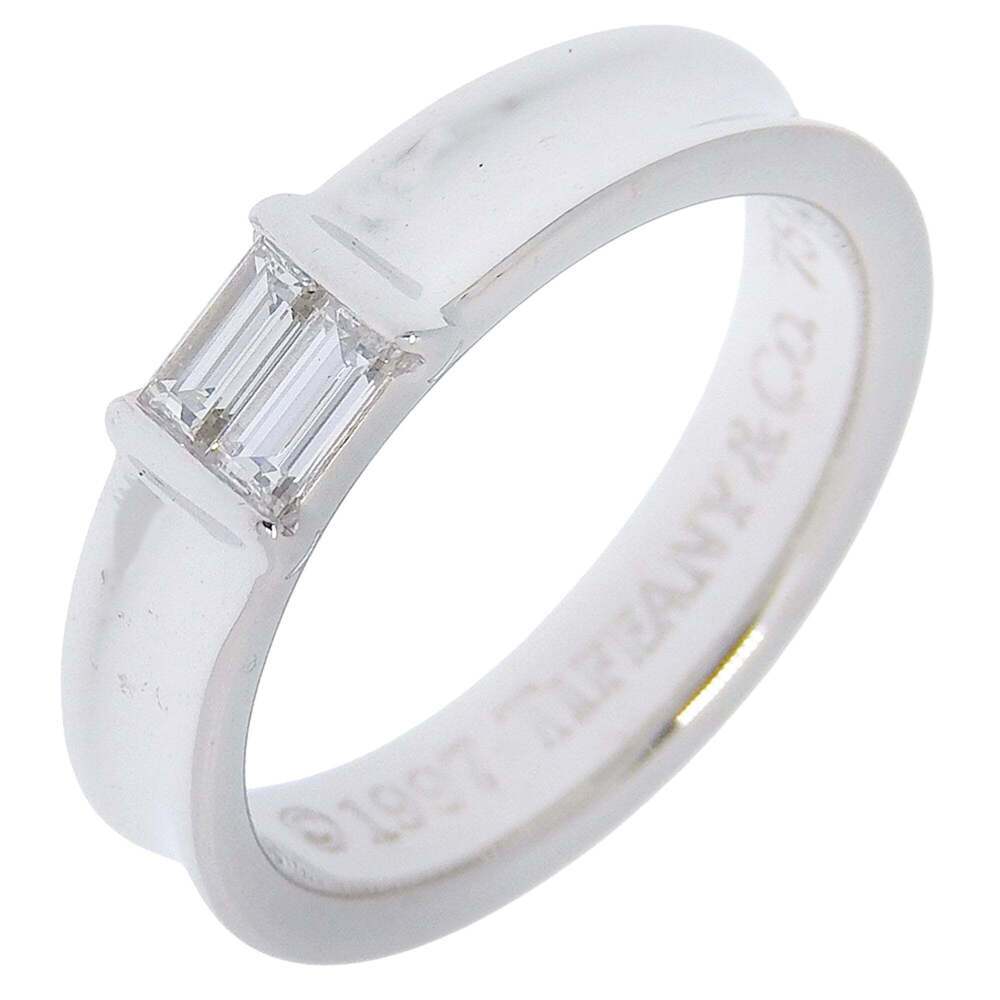TIFFANY 18k Silver Diamond Ring